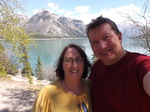 Michael and Cathryn in Canada by Lake Louise